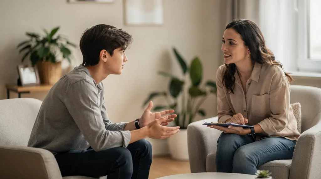 Family therapy teaches members to express thoughts and emotions freely in a safe, structured environment