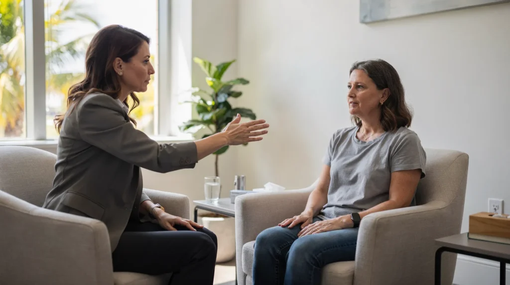 EMDR stands for Eye Movement Desensitization and Reprocessing and was developed by Dr. Francine Shapiro