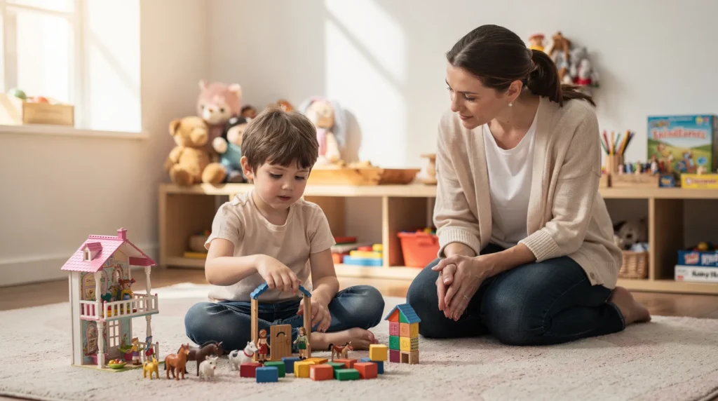 Play therapy is a modality of child therapy in which licensed professionals use play therapeutically