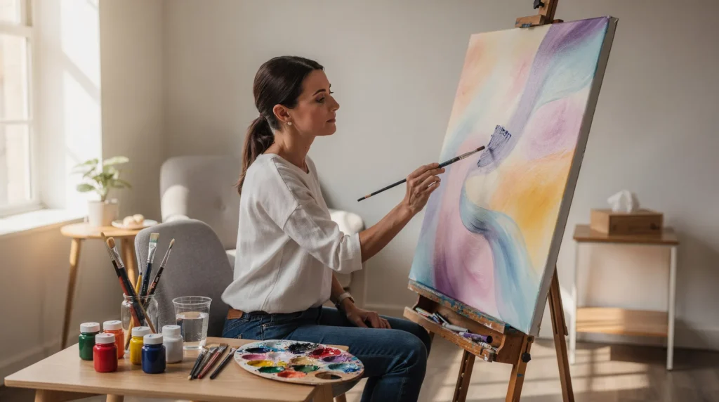 Art therapy is one of the core modalities offered at Sunshine State Counseling Center, applied