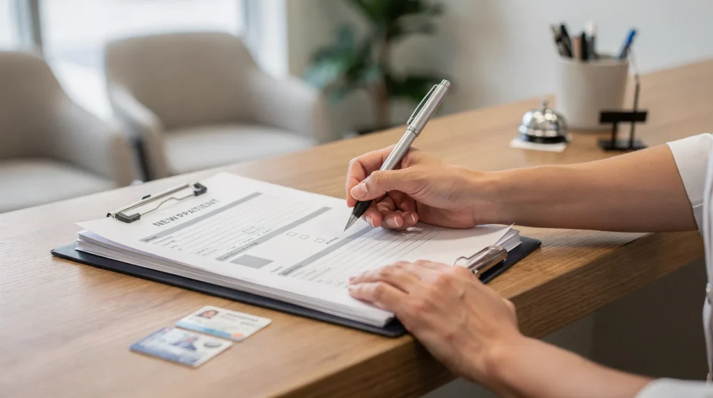 Patient intake forms are a standard mechanism through which healthcare providers gather essential client information