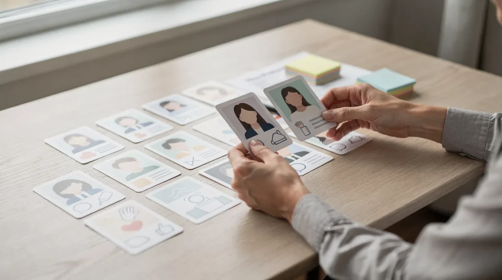 A structured therapist matching guide helps prospective clients align their specific concerns, preferred modalities