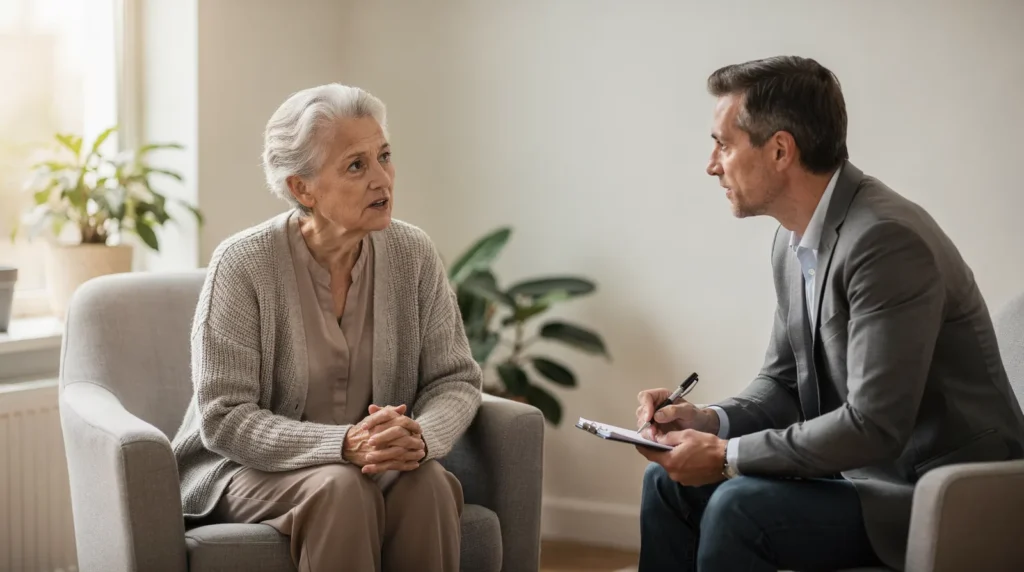 Because physical and mental health symptoms often overlap in older adults, it can be harder