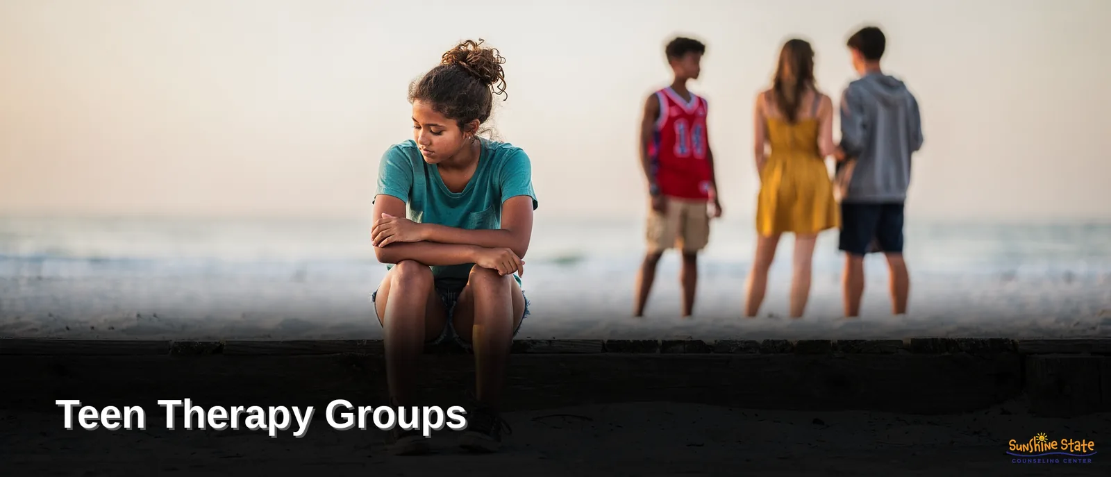 Adolescence brings feelings of isolation as teens navigate independence and shifting relationships.; Group therapy helps